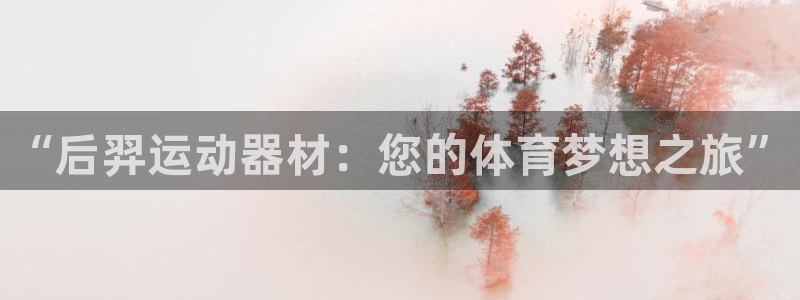fb体育招商电话是多少：“后羿运动器材：您的体育梦想
