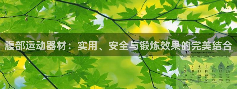 fb体育娱乐首页官网下载：腹部运动器材：实用、安全与锻炼效果