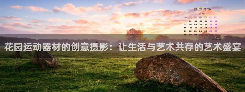 fb体育官网：花园运动器材的创意摄影：让生活与艺术共存的艺术